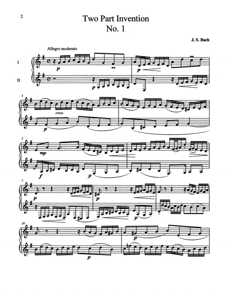 Barranco, Ten Duets by Bach for French Horn-p04