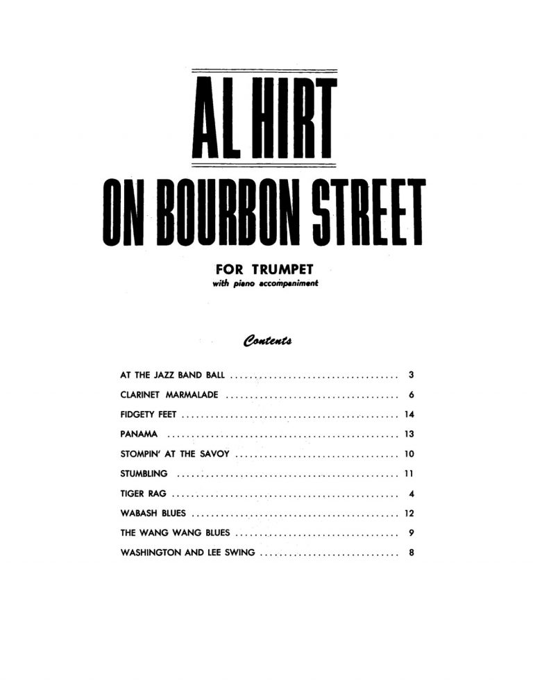 Hirt, On Bourbon Street (Part and Score)-p03