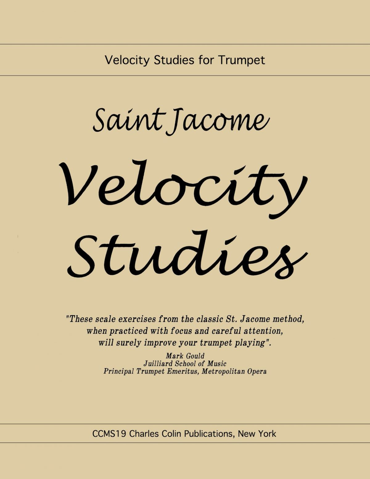 Saint-Jacome Velocity Studies