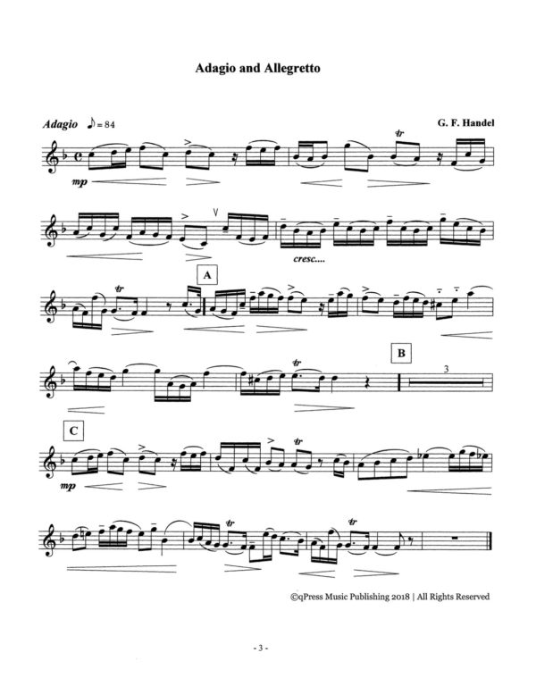 Ponzo, Baroque Pairs for Trumpet and Piano-p05