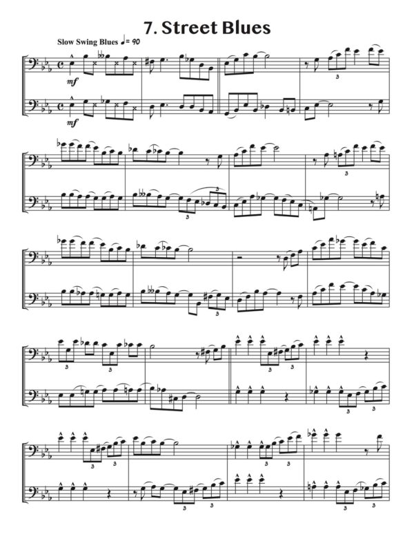 Veldkamp, 15 Duets in Pop, Swing, & Latin (Trombone)-p14
