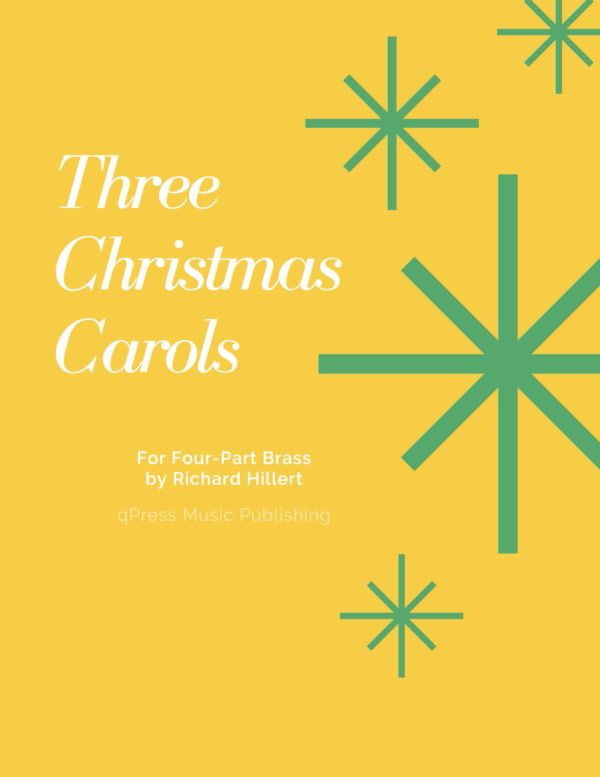 Hillert, Three Christmas Carols for Brass (Score and Parts)-p01