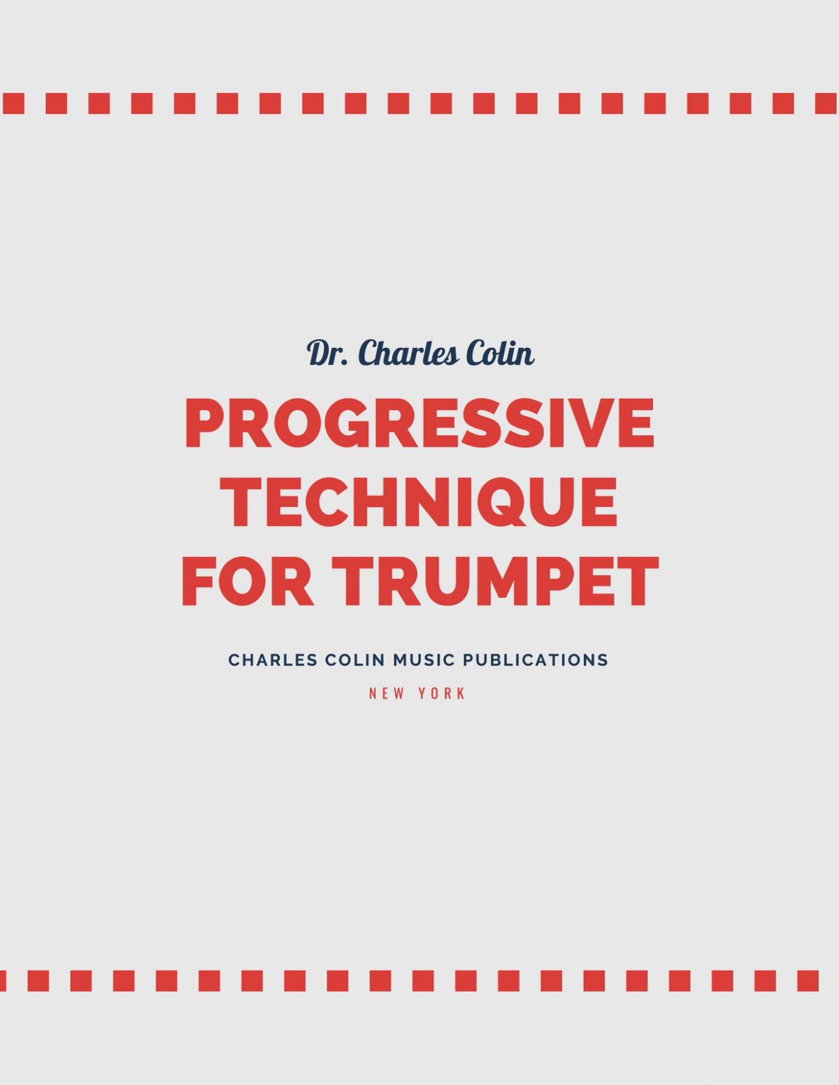 Colin, Progressive Technique for Trumpet-p01