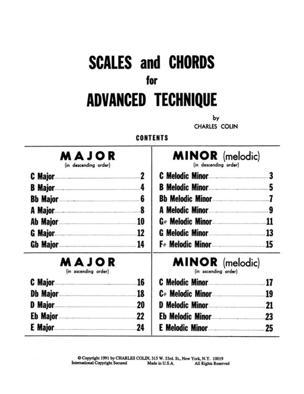 Colin, Scales and Chords for Advanced Technique-p03