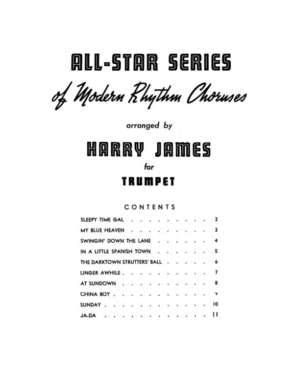 James, All Star Series of Modern Rhythm Choruses-p03