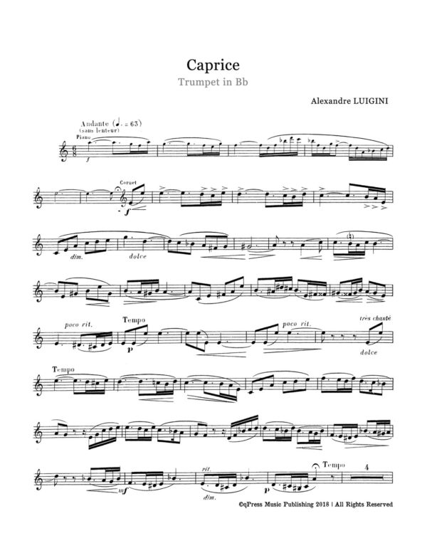 Luigini, Caprice, Op.60-p03