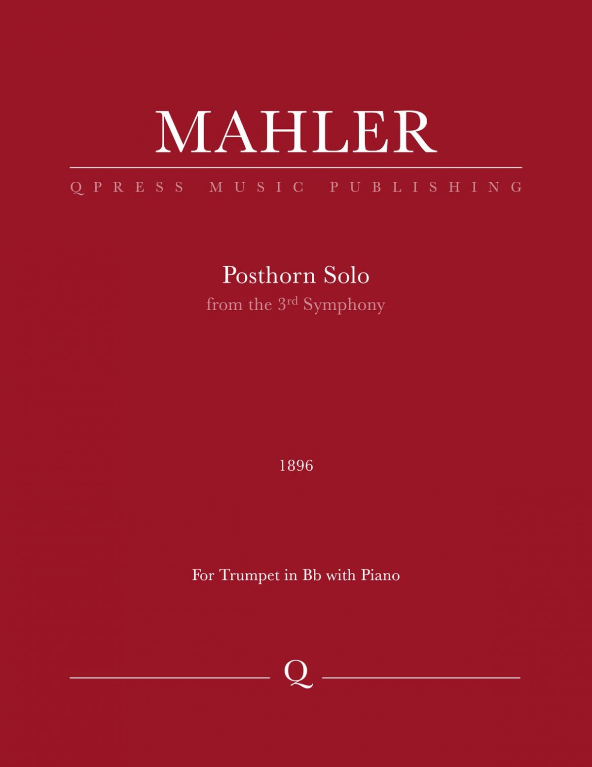 Mahler, Posthorn Solo for Trumpet and Piano-p01
