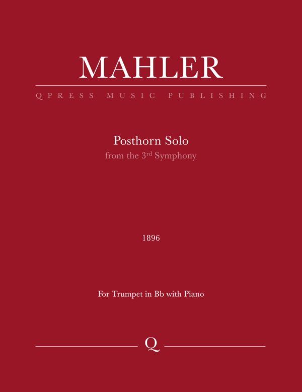 Mahler, Posthorn Solo for Trumpet and Piano-p01