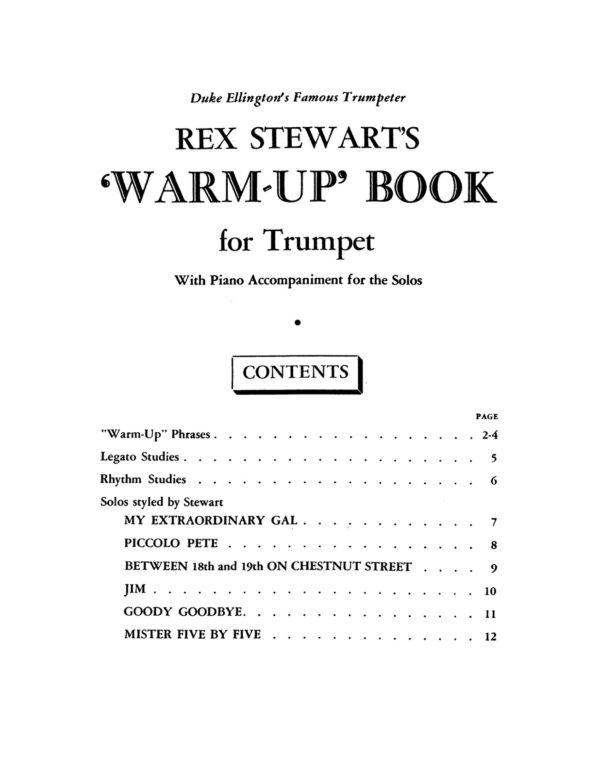 Stewart, Warm Up Book for the Trumpet-p05