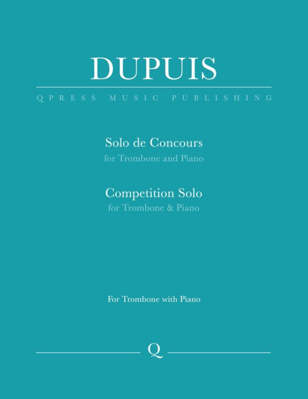 Dupuis, Albert, Solo de Concours-p01