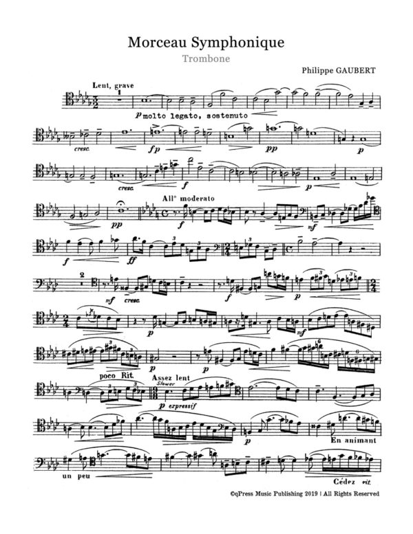 Gaubert, Morceau Symphonique-p03