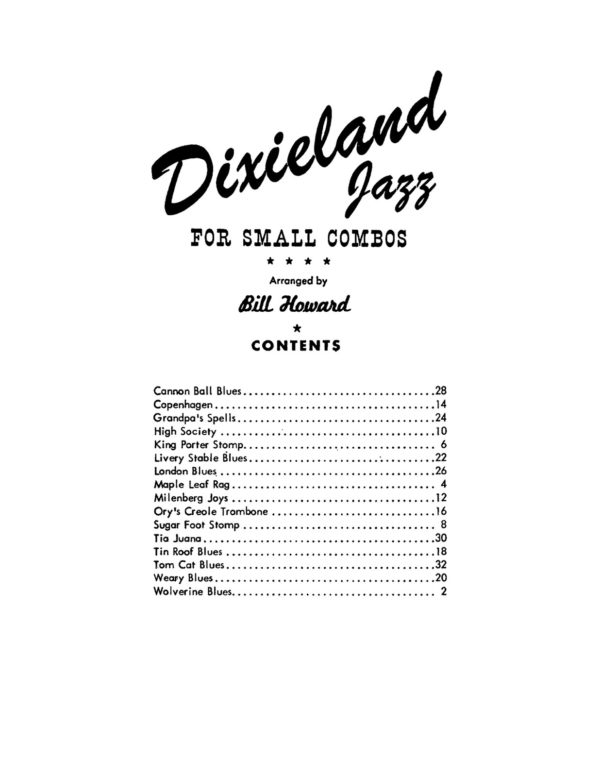 Dixieland Jazz (Combo-Orks)