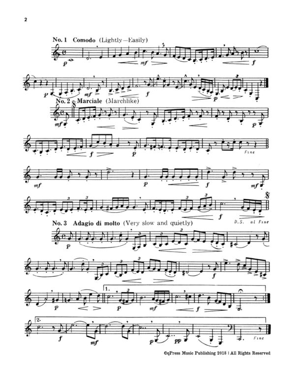Pottag, Preparatory Melodies to Solo Work for French Horn-p02