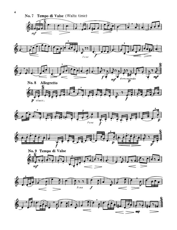 Pottag, Preparatory Melodies to Solo Work for French Horn-p04