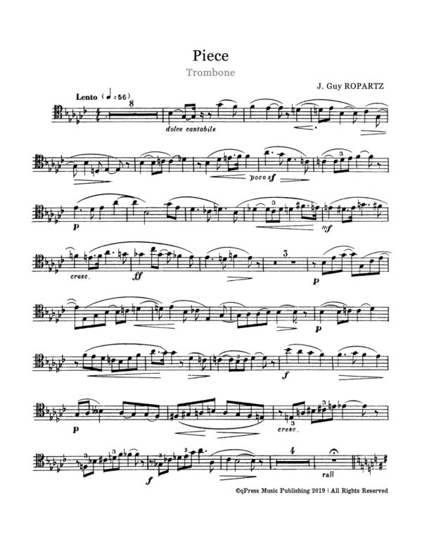 Ropartz, Piece for Trombone and Piano-p03