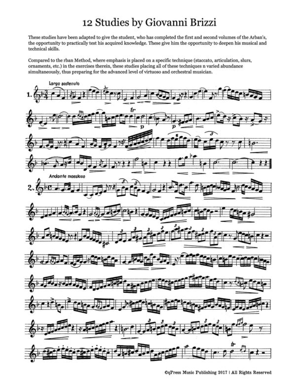 Brizzi-Wendt, 12 Studies for Bb Trumpet-p02