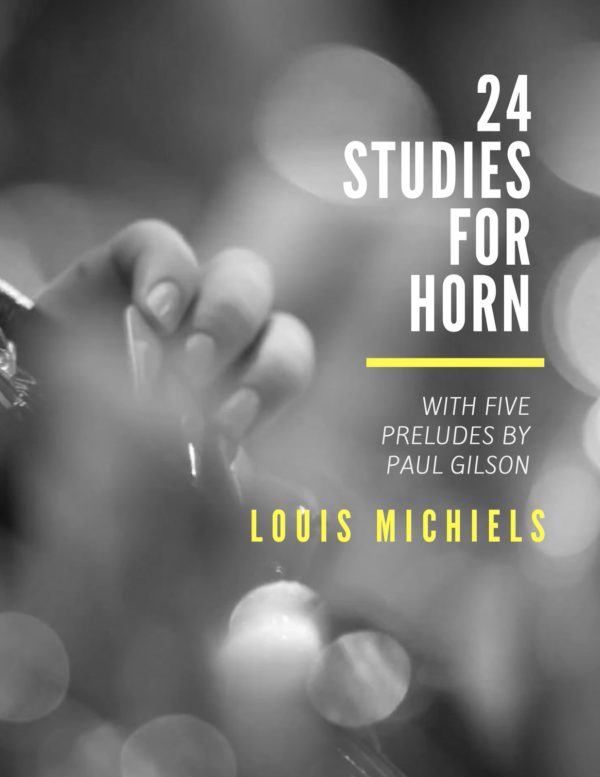 Michiels, 24 Etudes for Horn-p01