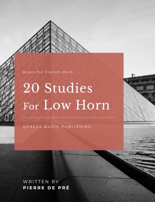 Pre, 20 Studies for Low Horn-p01