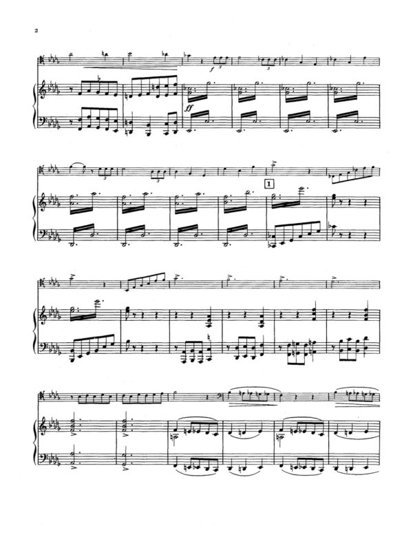 Saint-Saens, Cavatine for Trombone and Piano-p08