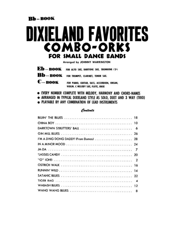 Dixieland Favourites (Combo-Orks)