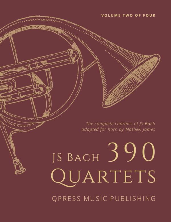 Bach-James, 390 Quartets of J.S. Bach for French Horn Vol.2-p001