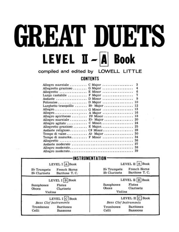 Little, Great Duets Level 2 Book A-p03