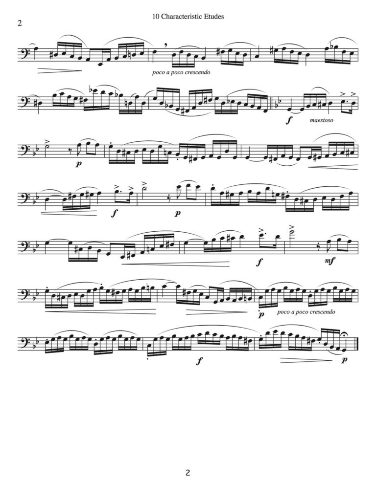 Veldkamp, 10 Characteristic Etudes for Tuba-p04