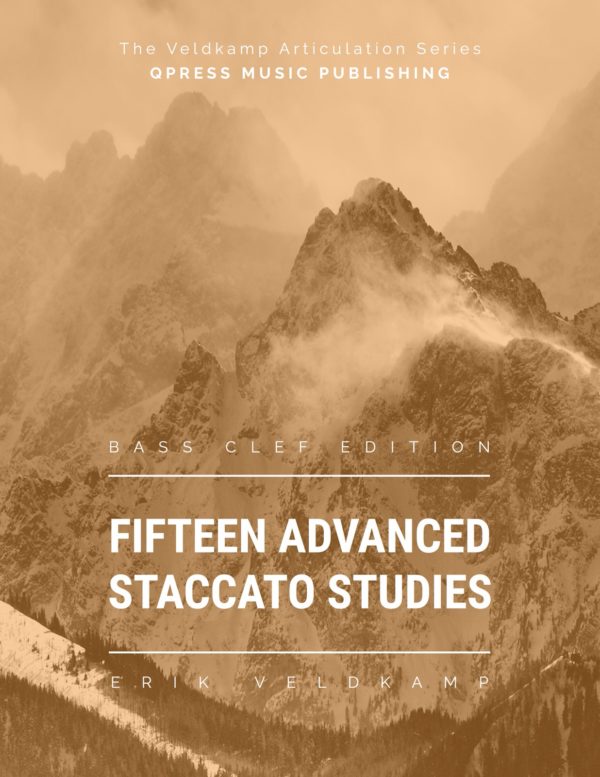 Veldkamp, 15 Advanced Staccato Studies in Bass Clef-p01
