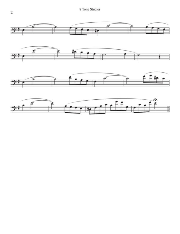 8 Tone Studies in Bass Clef