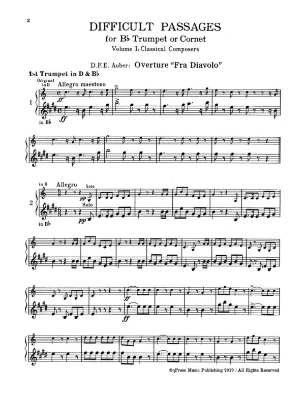 Hall, Difficult Passages for Trumpet or Cornet in Bb Vol 1-p06