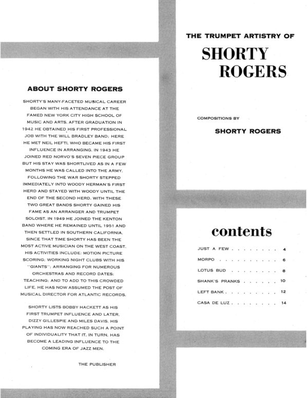 Rogers, The Trumpet Artistry of Shorty Rogers