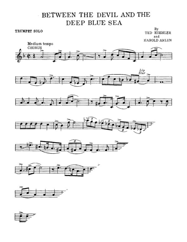 Trumpet Solo Stylings Vols.1-2