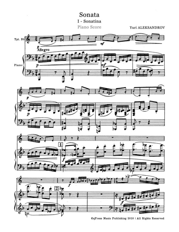 Aleksandrov, Sonata (Score and Part)-p13