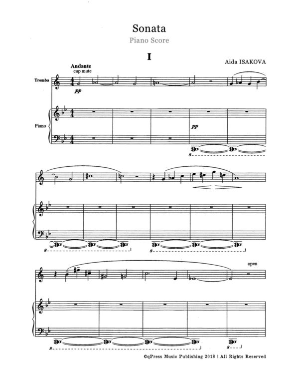Isakova, Sonata (Score and Part)-p18