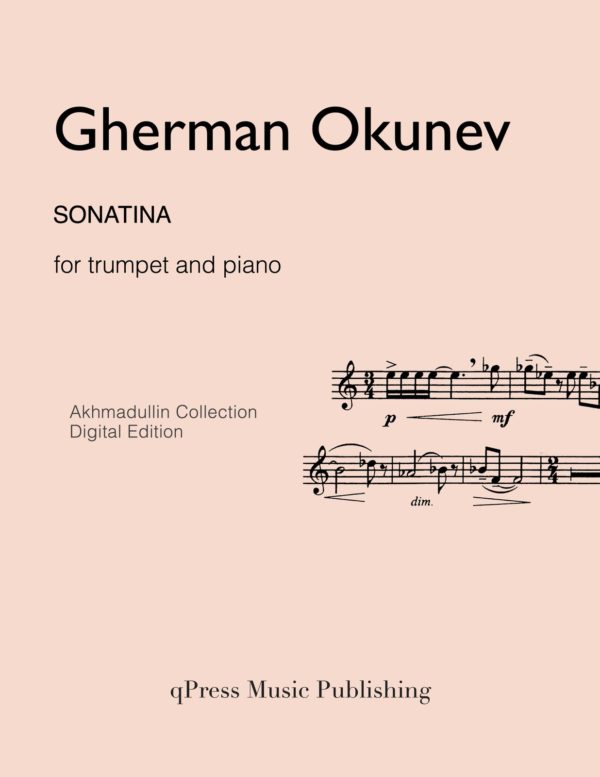 Okunev, Sonatina (Score and Part)-p01