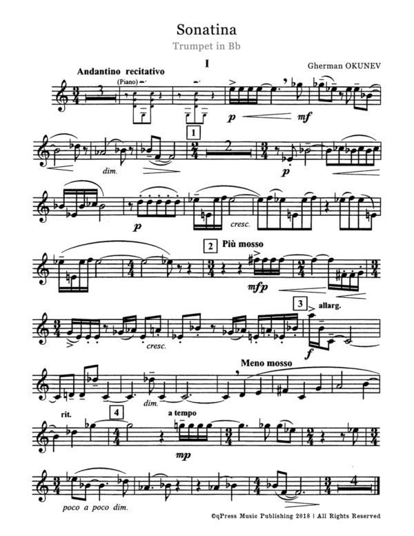 Okunev, Sonatina (Score and Part)-p03