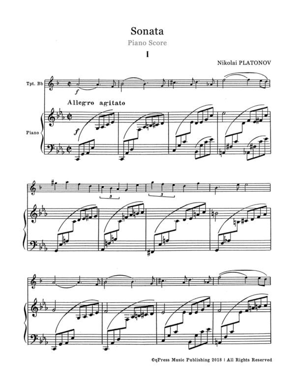 Platonov, Sonata (Score and Part)-p10