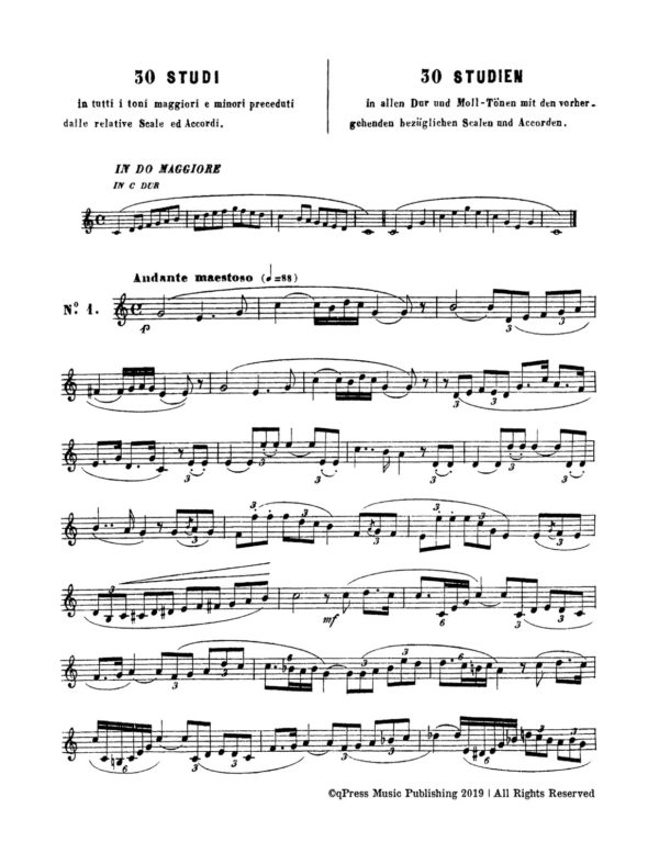 Vecchietti, 30 Studies for Horn-p02