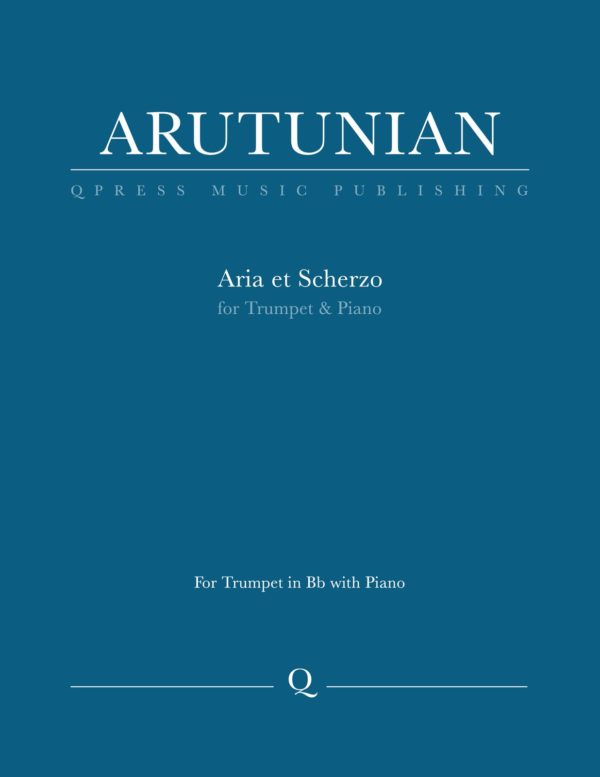 Arutunian, Aria et Scherzo-p01