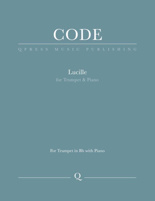 Code, Lucille for Bb Trumpet and Piano-p01