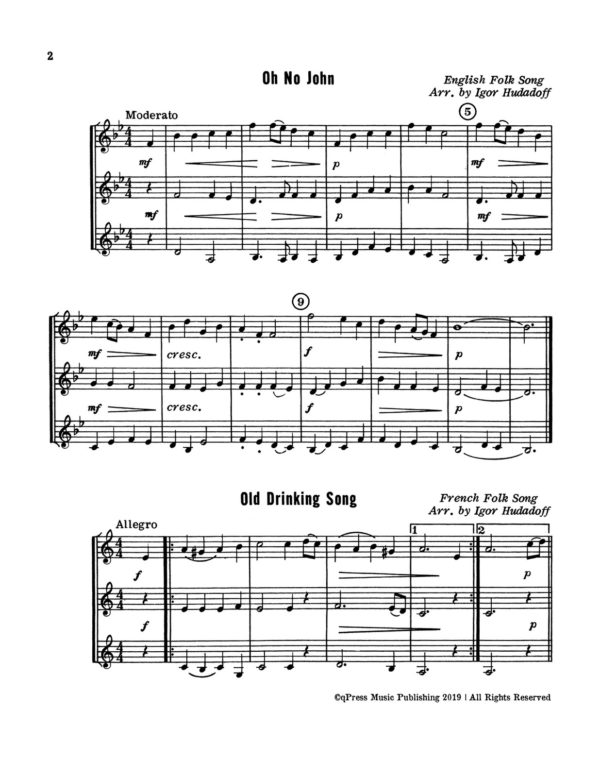 Hudadoff, 24 Trumpet Trios-p04