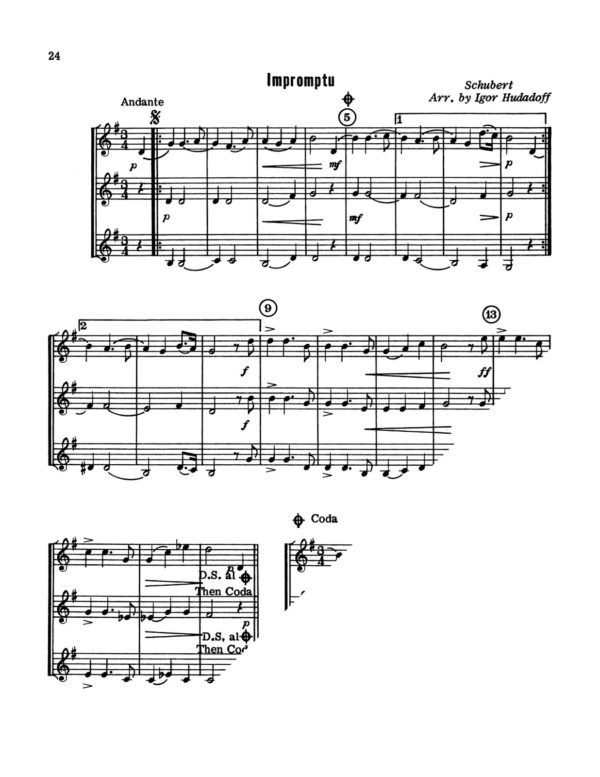 Hudadoff, 24 Trumpet Trios-p26