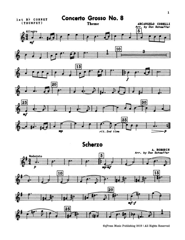 Schaeffer's 5 Brass Quintets