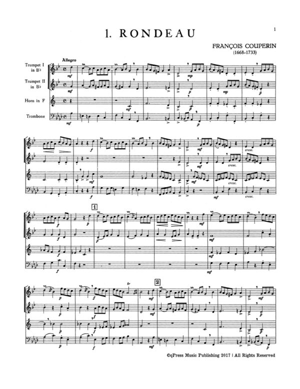 Various, Four French Pieces for Brass Quartet-p03