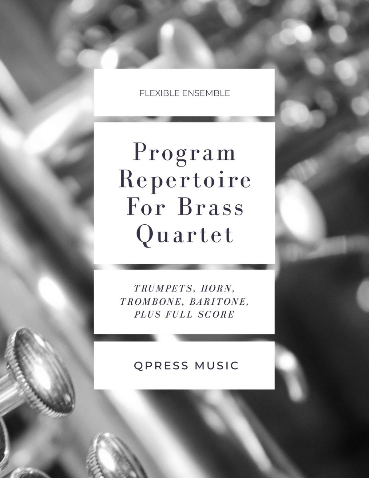 Various, Program Repertoire for Brass Quartet (Score & Parts)-p001