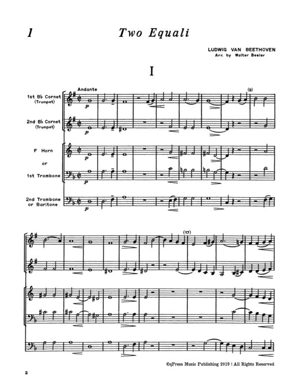 Various, Program Repertoire for Brass Quartet (Score & Parts)-p004