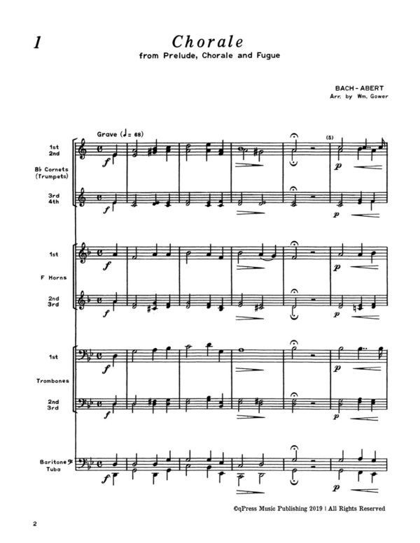 Various, Concert Repertoire for Brass Sextet (Score and Parts)-p004
