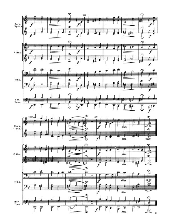 Various, Concert Repertoire for Brass Sextet (Score and Parts)-p005