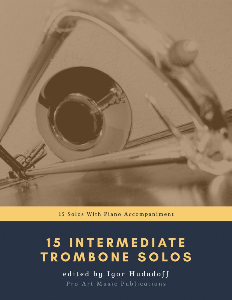 Hudadoff, 15 Intermediate Trombone Solos (Part & Score)-p01