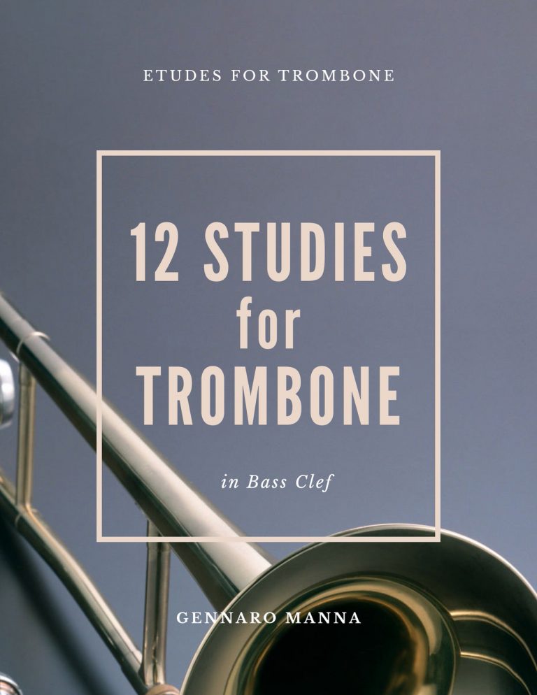 Manna, 12 Studies for Trombone-p01